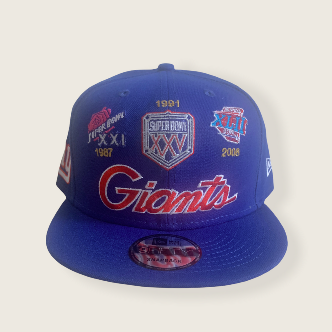 9FIFTY New York Giants SUPER BOWL PATCHES